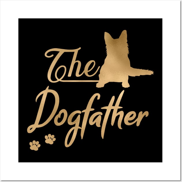 German Shepherd Dogfather Wall Art by JollyMarten